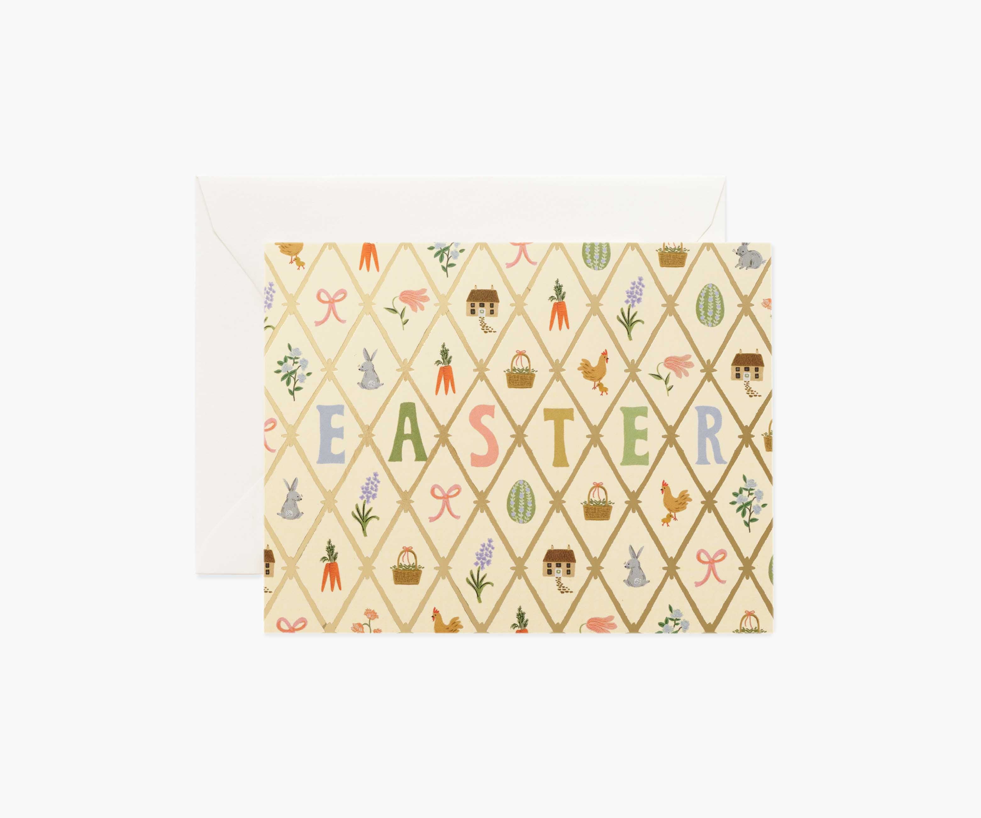 Spring Farm Easter Card